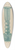 American 20th Century - Candlestick 39.3 inch art pintail longboard deck