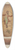 American 20th Century - Pa. German Pie Plate 39.3 inch art pintail longboard deck