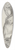 August Alleb - Staand vrouwelijk naakt, omhoog kijkend met de hand boven de ogen 39.3 inch art pintail longboard deck