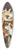 Carl Reichert - Playful kittens 39.3 inch art pintail longboard deck