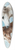 Carl Reichert - Two Greyhounds 39.3 inch art pintail longboard deck