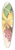 Charles Antoine Lemaire - Cattleya Dowiana 39.3 inch art pintail longboard deck