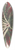 Charles Antoine Lemaire - Hechtia Ghiesbreghtii 39.3 inch art pintail longboard deck