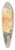 Charles Antoine Lemaire - Rose (Th) Jaune dor 39.3 inch art pintail longboard deck