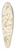 Charles Antoine Lemaire - Wisteria sinensis DC. var. albiflora 39.3 inch art pintail longboard deck