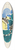 David Kakabadz - Abstraction Based on Flower Forms,I 39.3 inch art pintail longboard deck