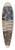 Edward White - Quilt Patches 39.3 inch art pintail longboard deck