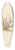Elizabeth Blackwell - Golden maiden hair 39.3 inch art pintail longboard deck