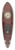 Florence Stevenson - Clock 39.3 inch art pintail longboard deck