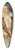 Francesco Montemezzano - Portrait of a Woman with a Squirrel 39.3 inch art pintail longboard deck