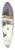 Fritz Baumann - Birseck Castle In The Snow 39.3 inch art pintail longboard deck