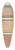Fritz Boehmer - Zoar Door Panels 39.3 inch art pintail longboard deck