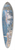 Fritz Lach - A view of Bad Gastein and the waterfall 39.3 inch art pintail longboard deck