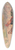 George Edward Lodge - Red Junglefowl 39.3 inch art pintail longboard deck