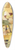 Georges Gaudion - Cubist village 39.3 inch art pintail longboard deck