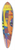 Georges Gaudion - Cubist village 39.3 inch art pintail longboard deck