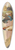 Giulio Rosati - The Messenger 39.3 inch art pintail longboard deck