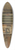 Henri de Braekeleer - The Conversation 39.3 inch art pintail longboard deck