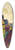 Henry Lyman Saen - St. Germain des Pres 39.3 inch art pintail longboard deck