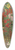 Hugo Charlemont - Garden In Brioni 39.3 inch art pintail longboard deck