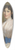 Jakob Franz Nitschner - Portrait einer Dame in weiem Kleid 39.3 inch art pintail longboard deck