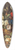 Jan Van Os - Flowers 39.3 inch art pintail longboard deck
