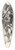 Johannes Josephus Aarts - Lopende man met skelet op zijn rug 39.3 inch art pintail longboard deck