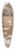 John Buckler - South East View of Samlesbury Hall, Lancashire 39.3 inch art pintail longboard deck