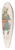 John Charlton - Officer 1st Bombay Lancers 39.3 inch art pintail longboard deck