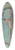 John La Farge - Boy in Canoe Passing in Front of Our House, Vaiala, Samoa 39.3 inch art pintail longboard deck