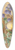 John William Hill - Plums 39.3 inch art pintail longboard deck