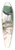 Joseph Smit - Pavo muticus. 39.3 inch art pintail longboard deck