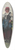 Julien Dupr - The Gossip 39.3 inch art pintail longboard deck