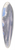 Karl Wiener - Naturstudie X 39.3 inch art pintail longboard deck