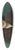 Konrad Krzyanowski - Portrait of Mrs. M.G. 39.3 inch art pintail longboard deck