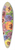 Lafayette F. Cargill - Pansy 39.3 inch art pintail longboard deck