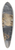 Laurits Andersen Ring - Three Skulls from Convento dei Cappucini at Palermo 39.3 inch art pintail longboard deck
