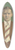 Lon Spilliaert - Portret van Adolphe Van Glabbeke 39.3 inch art pintail longboard deck