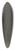 Lon Spilliaert - Zwarte marine 39.3 inch art pintail longboard deck