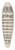 Lucien Verbeke - Cast Iron Gate and Fence 39.3 inch art pintail longboard deck