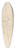 Luigi Balugani - Aije (Diospyros mespiliformis) 39.3 inch art pintail longboard deck