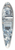 Martin Monnickendam - Huis te Edam of Monnickendam 39.3 inch art pintail longboard deck