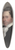 Matthew Harris Jouett - Senator Thomas Hart Benton 39.3 inch art pintail longboard deck