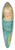 Matthias Stoltenberg - Portrait of Caroline Steen Torshaug 39.3 inch art pintail longboard deck