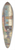 Nadeda Petrovi - Belgrade Suburb 39.3 inch art pintail longboard deck