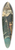 Oskar Mulley - Mountain church and farm 39.3 inch art pintail longboard deck
