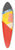 Otto Freundlich - Komposition 39.3 inch art pintail longboard deck