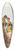 Pietro Gabrini - The Fishermans Net 39.3 inch art pintail longboard deck