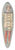 Pipein Gamba - Velador (atto III) 39.3 inch art pintail longboard deck