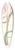 Priscilla Susan Bury - Amaryllis Longifolia (Glauca) 39.3 inch art pintail longboard deck